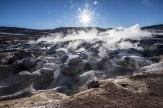 Sol de Manana, Altiplano, Bolivien