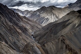 Landschaft in Zanskar, Indien