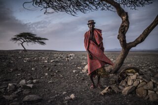 Turkana-Mann, Kenia