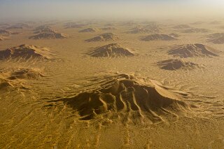 Luftaufnahme der Rub al Khali, Oman