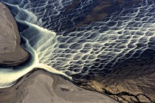 Wasser auf Skeidararsandur, Island