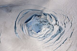 Vulkankrater im Vatnajkull, Island