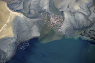 Lagune in der Sandwich Bay, Namibia