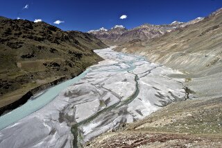 Landschaft in Spiti, Indien