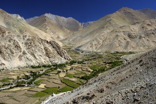 Landschaft in Ladakh, Indien