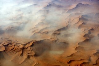 Nebel ber der Namib, Namibia