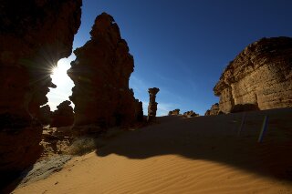 Felsen im Ennedi-Gebirge, Tschad