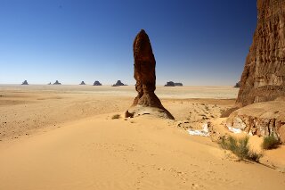 Felsen im Ennedi-Gebirge, Tschad