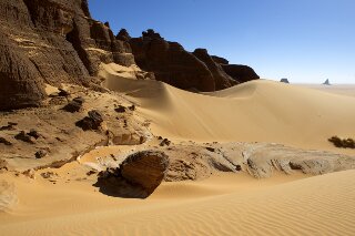 Felsen im Ennedi-Gebirge, Tschad