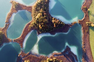 Osterseen in Oberbayern, Deutschland